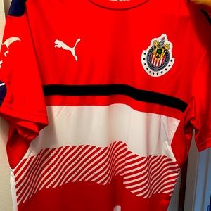 Chivas Red and White game Jersey